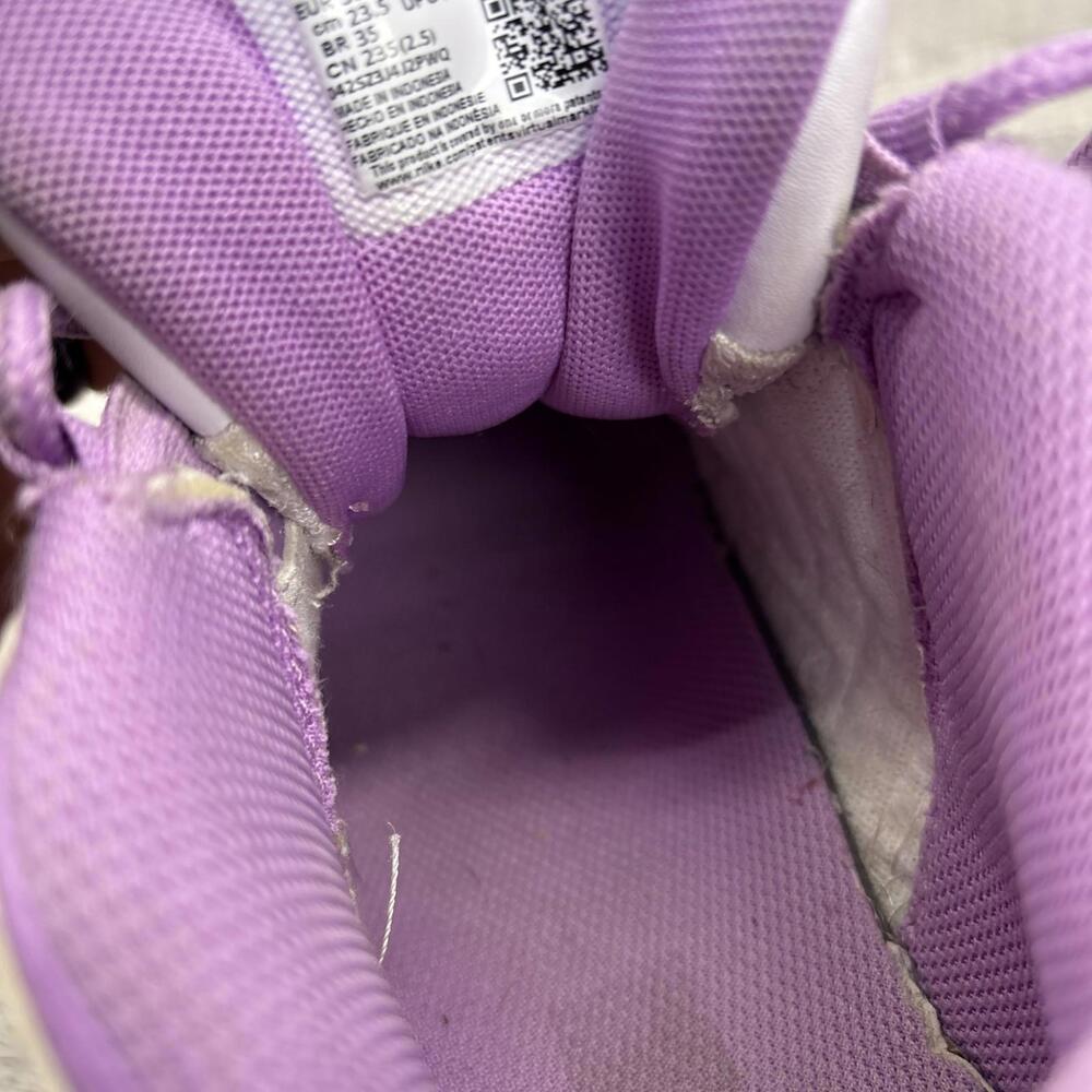 Nike Air More Uptempo Shoes Size 4.5 Y White Purple FN6976-100 Retro Sneaker - Picture 14 of 15
